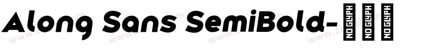 Along Sans SemiBold字体转换